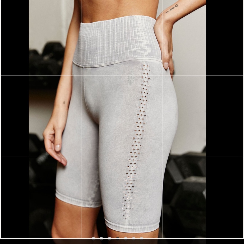 Free People Good Karma Biker Shorts